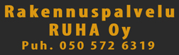 Rakennuspalvelu RUHA Oy logo